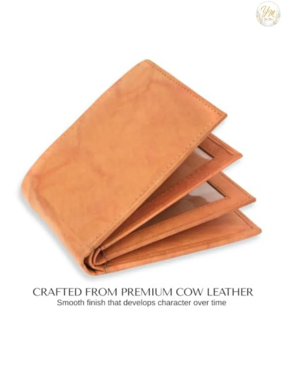Men's Bifold Leather Wallet RFID Blocking 12 Card Slots Zipper Pocket